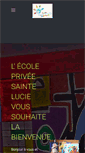 Mobile Screenshot of ecolesaintelucie.fr